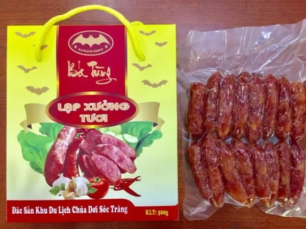 Lạp xưởng tươi Sóc Trăng hiệu Bà Tùng (500g)